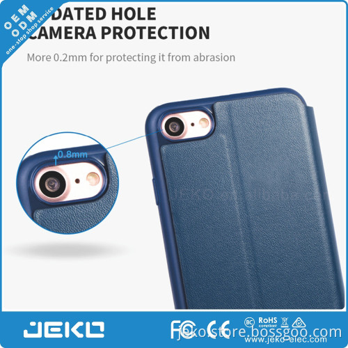 Good quality PU leather flip cover TPU mobile phone case for iphone 7